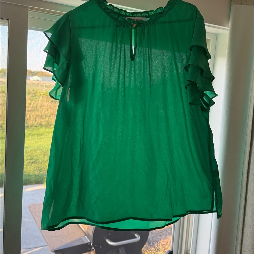 Liz Claiborne Emerald Blouse